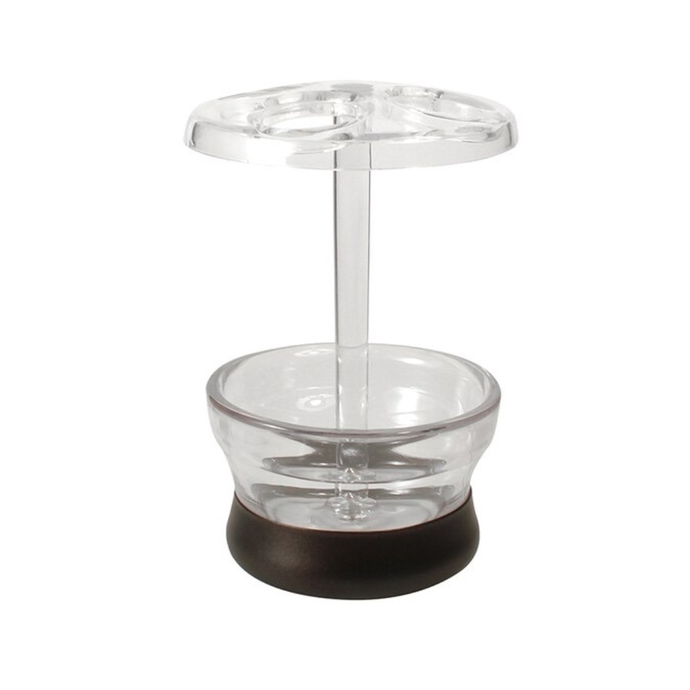 Toothbrush Stand Clear plastic/Bronze